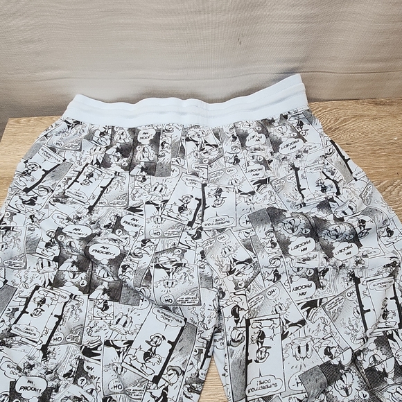 Disney Men's Light Blue Donald Duck Comic Strip Cotton Blend Flat Front Shorts3X - Picture 3 of 6